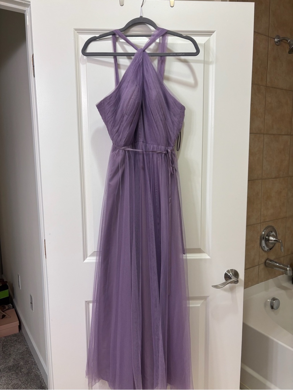 NWT Marchesa Notte Dusty Lilac Tulle Dress